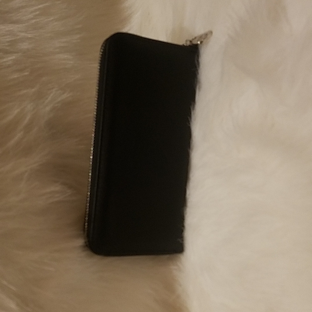 Black Rhinestone Pattern Bling Wallet - image 3